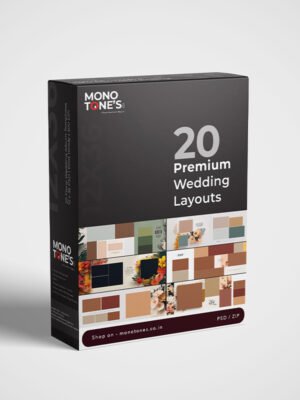 20 Premium Floral Album Sheets – Luxury PSD Album Designs