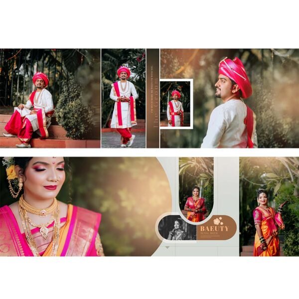 50 Premium Wedding Album Layouts – Luxury PSD Collection