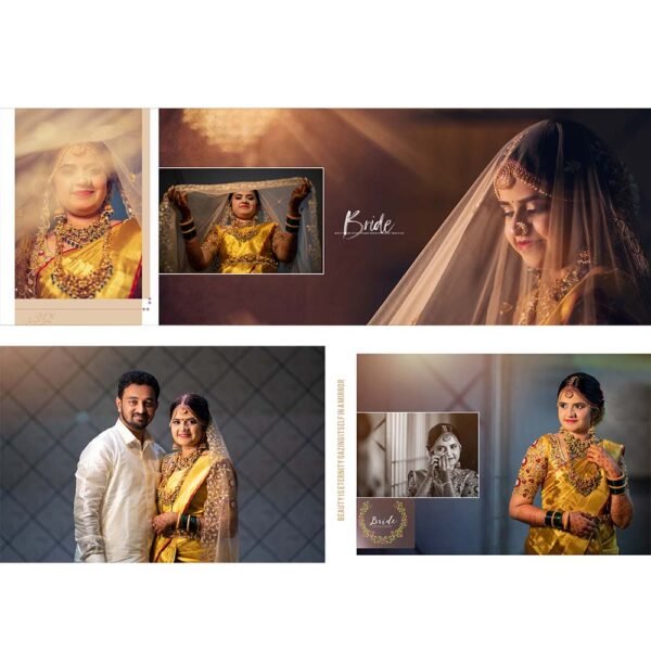 70 Minimal Wedding Album PSD Pack