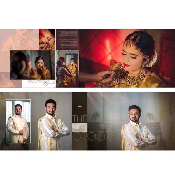 70 Minimal Wedding Album PSD Pack