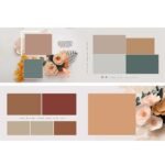 20 Premium Floral Album Sheets – Luxury PSD Album Designs