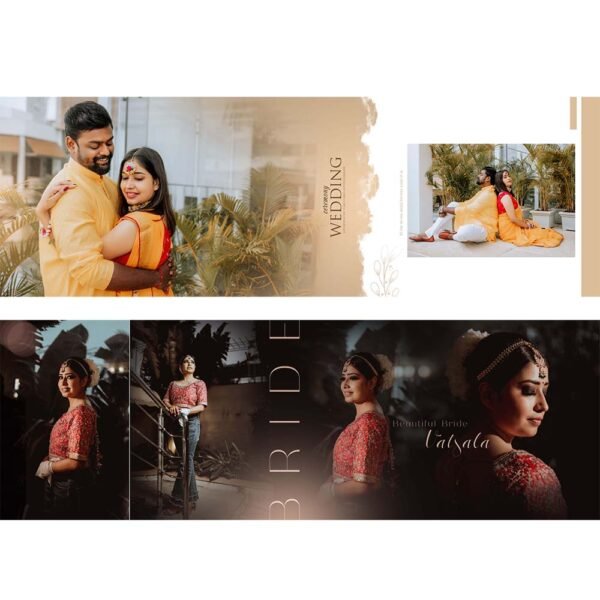 50 Premium Wedding Album Layouts – Luxury PSD Collection