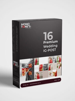 16 Premium Wedding IG-Post PSD Pack